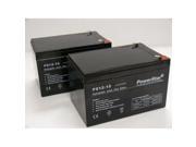 PowerStar PS12 15 2Pack14 Rbc6 Ups Computer Power Backup System Replacement Battery Kit