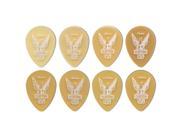 Clayton UST72 Ultem Tortoise Small Teardrop Guitar Picks 0.72 mm 48 Pieces