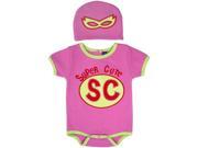 SOZO Super Cute Bodysuit Cap Set 3 6 Months