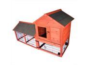 TRIXIE Pet Products 62333 Rabbit Hutch With Outdoor Run and Wheels