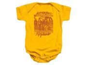 Trevco Jefferson Airplane Group Photo Infant Snapsuit Gold Large 18 Months