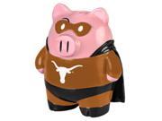 Texas Longhorns Piggy Bank Large Stand Up Superhero