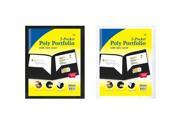 Bazic Products 3157 48 BAZIC 2 Pockets Poly Portfolio with View Cover Case of 48