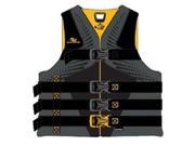 Stearns 2000013976 Extra Large Mens Vest Black Yellow