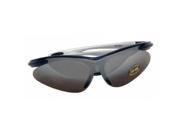 Zen Tek SG2681 Curved Safety Glasses with UV Coating Blue Frame