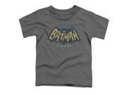 Trevco Batman Classic Tv In Color Short Sleeve Toddler Tee Charcoal Medium 3T