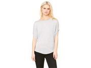 Bella 8806 Womens Flowy Circle Top Athletic Heather Small