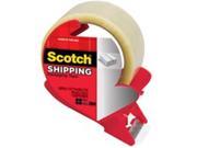 3M 3350S RD Shipping Tape With Dispenser
