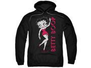Trevco Boop Classic Adult Pull Over Hoodie Black Small