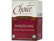 Choice Organic Teas B28139 Choice Organic Teas Darjeeling 6x16 Bag