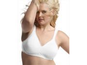 Playtex 4049 18 Hour Seamless Smoothing Wirefree Bra Size 44C White