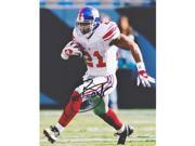 8 x 10 in. Tiki Barber Autographed New York Giants Photo