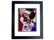 8 x 10 in. Ray Bourque Autographed Colorado Avalanche Photo Hall of Famer Black Custom Frame