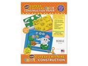 Pacon Corporation 02803 9 x 12 Crafty Printed Construction Paper Cutesy Critters 40 Sheets Per Pad