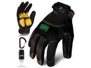 Ironclad Performance Wear EXO MLR 02 S EXO Modern Leather Reinforced Glove Small Black