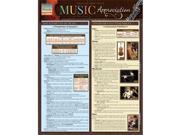 BarCharts 9781423216513 Music Appreciation Quickstudy Easel