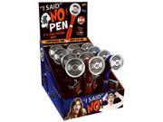 D.M. Merchandising NO PEN No Pen Say It Loud Proud With The Press Of A Button Pack Of 12