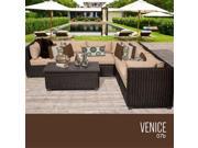 TKC Venice 7 Piece Outdoor Wicker Patio Furniture Set
