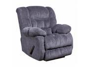 Flash Furniture AM P9460 5861 GG Contemporary Columbia Indigo Blue Microfiber Power Recliner with Push Button