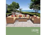 TKC Laguna 10 Piece Outdoor Wicker Patio Furniture Set