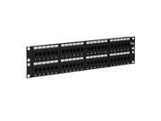 PATCH PANEL CAT 5e FEED THRU 48 P 2RMS