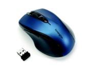 Kensington Pro Fit Optical Mid Sized Right Handed Wireless Mouse USB Interface Sapphire Blue