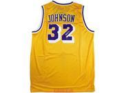 TRISTAR Magic Johnson Autographed Los Angeles Lakers Gold Adidas Jersey