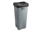 Rubbermaid Commercial Products RCP 3569 88 GRA 23 Gallon Touch Free Square Receptacle Gray