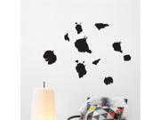 Adzif S3400R70 Ink Black Wall Decal Color Print