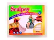 Sculpey Polymer Modeling Compound Clay 8 Lbs. White