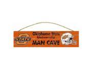 Fan Creations C0580L OK State University Distressed Man Cave Sign 24