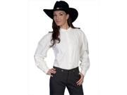 Scully RW569 IVO L Women Rangewear Ashley Shirt Ivory Large