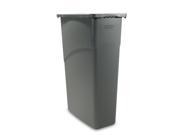 Rubbermaid Commercial Products RCP 3540 BLA 23 Gallon Slim Jim Waste Container Black