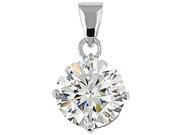 Doma Jewellery MAS09298 Sterling Silver Pendant with CZ