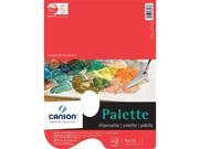 Canson C100510958 9 in. x 12 in. Disposable Palette Sheet Pad
