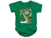 Trevco Dc Cover No. 93 Infant Snapsuit Kelly Green Medium 12 Mos