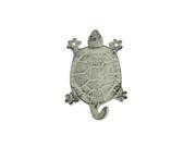 Handcrafted Model Ships K 528 white 6 in. Turtle Key Hook Whitewashed