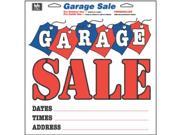 Hy Ko Products 22608 13 x 13 in. Multi Color Garage Sale Sign Pack Of 5