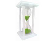 Cray Cray Supply Square White Hourglass with Green Sand