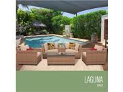 TKC Laguna 6 Piece Outdoor Wicker Patio Furniture Set