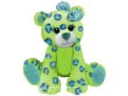 First Main 6113 7 in. Sitting Gal Pals Lily Leopard Plush Toy