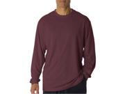 Badger 4104 Adult B Core Long Sleeve Performance T Shirt Maroon Extra Large