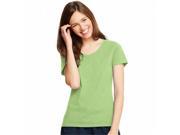 Neon Lime Heather Womens X Temp V Neck T Shirt Size S