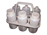 dynalab corp 408175 economy bottle carrier 6 place250 1000ml