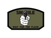 Fox Outdoor 84P 320 Smile Wait For The Flash Patch Olive Drab
