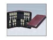 MMF 201504817 Portable Zippered Key Case 48 Key Burgundy