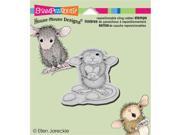 Stampendous HMCF02 House Mouse Cling Stamp 4.75 x 4.5 in. Jelly Bean Thief