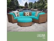 TKC Laguna 4 Piece Outdoor Wicker Patio Furniture Set