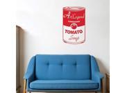 Adzif S3376AJV5 Tomato Soup Wall Decal Color Print