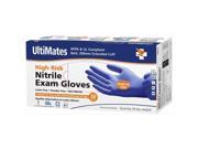 CareMates 05632080 50 Count 8 mil High Risk Nitrile Gloves Powder Free Medium Case Of 10